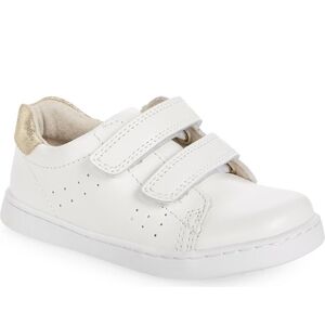 L'Amour Kenzie Sneaker In White | Size 9  | Toddler | Velco Straps